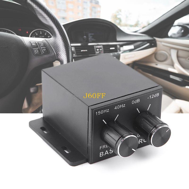 J60F Car Regulator Amplifier Bass Subwoofer Stereo Controller 4 RCA