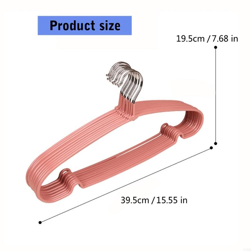 62KD Пластиковые вешалки для одежды Нескользящие плечики Защищают одежду Решение для хранения