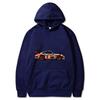 Autumn and winter sports cars, luxury cars, printed hoodies, men's and women's long sleeved streetwear, hip-hop warm hoodies
