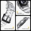 Прозрачный ремешок+корпус для Samsung Galaxy Watch 5/4 40мм 44мм Аксессуар Прозрачный чехол+спортивный браслет Ремешок для Galaxy Watch 4 браслет на запястье