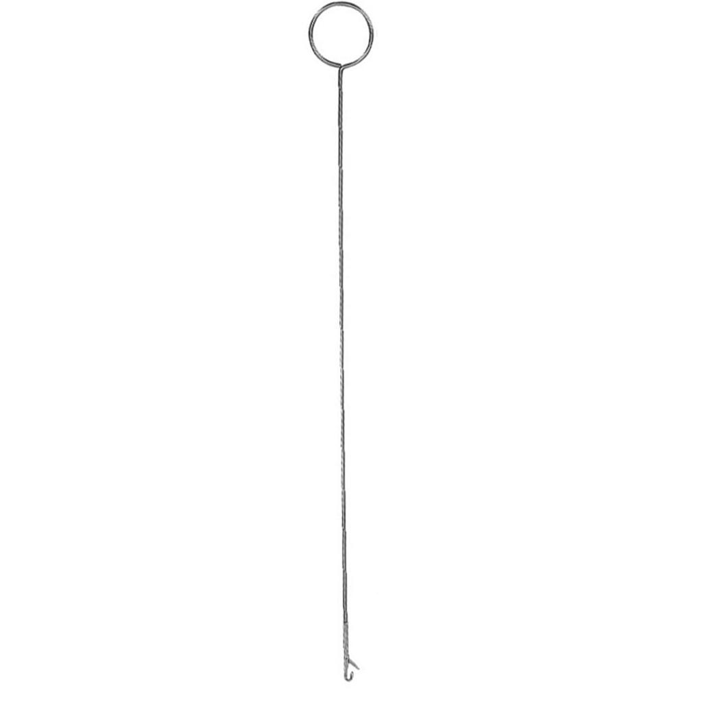 Long Hook Needle Threader For Elastic Bands Easy Quick Insert Metal Threader Sewing Threading Tool For Clothing Handbag