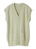 Пуловер Mira Owen Вязаный жилет Женский V-образный вырез (09WNV251044)