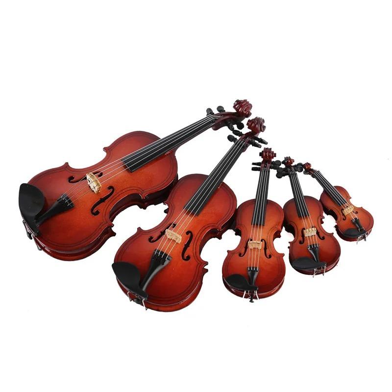 Новая игровая фигурка крошечной скрипки, Самый маленький в мире миниатюрный музыкальный инструмент, Аксессуар для кукольного домика или брелок, Подарки-приколы