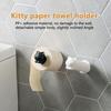 Организация цилиндрической формы. Практичный мультяшный очаровательный держатель для рулонной бумаги без перфорации. Подставка для рулонной бумаги.
