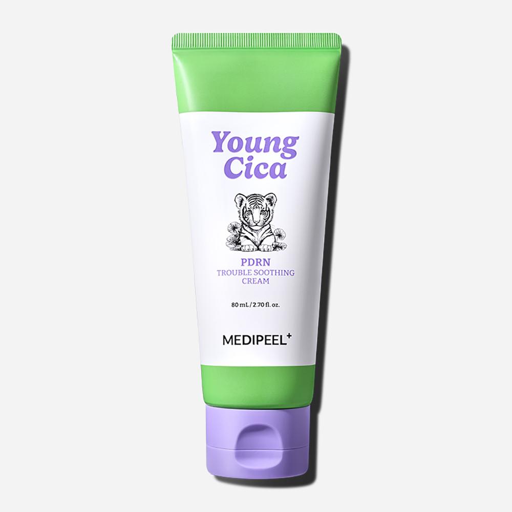 MEDIPEEL Young Cica PDRN Trouble Soothing Cream 80ml - Cica Cream Soothing Care, Korean