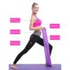 Yoga Pilates Stretch Resistance Band Exercise Fitness Band Training Elastic Exercise Fitness Rubber 150-200cm Natural Rubber Gym
