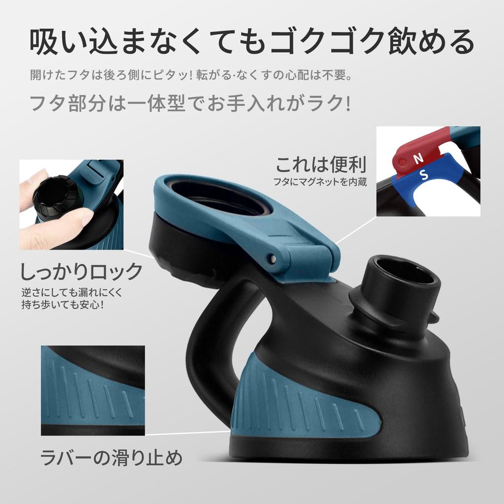 Бутылка для воды FJbottle с вакуумной изоляцией, спортивная кувшин для питья, 1900 мл, спортивная бутылка, совместимая со спортивными напитками, большая емкость, переносная кружка