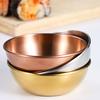Seasoning Dish Round Rust-proof Stainless Steel Household Small Metal Sauce Plate Home