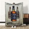 Модный бренд J-Jack Daniels Плед Фланелевый Пушистый Мягкий Плед Теплый Приятный к коже Плед для Дивана Кровати Офиса Дневного сна Зима