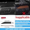 Real Carbon Fiber Car Accessories Gear Air Vent Set Trim Cover Soft Sticker For Subaru Forester SK      2024