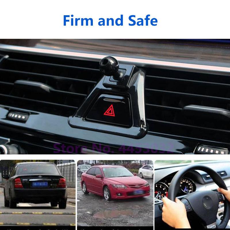 17mm Special Mounts For Volkswagen Tiguan Car Phone Holder GPS Supporting Fixed Bracket Air Outlet Base Accessories 2010-2022