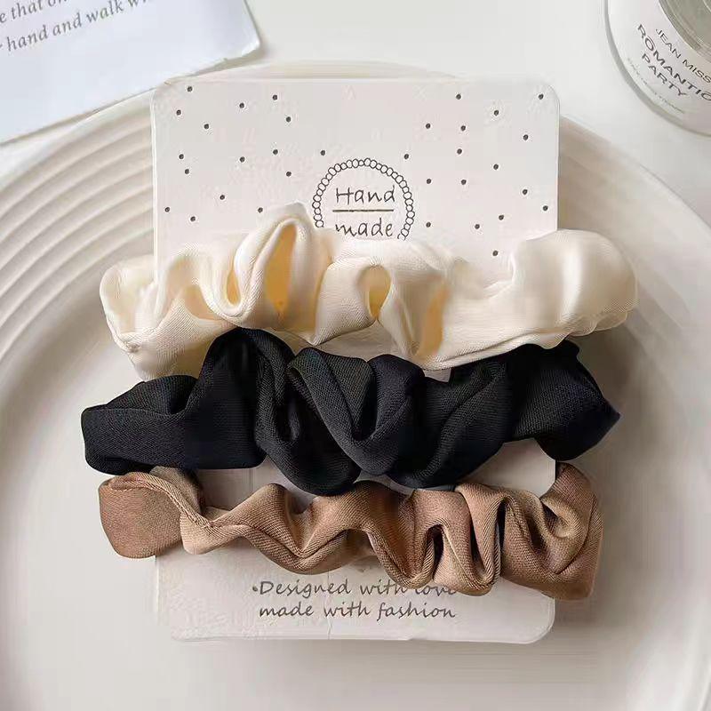 Корейская элегантная ретро-повязка для волос в виде толстой кишки — высококачественный женский аксессуар для создания конского хвоста и пучка.