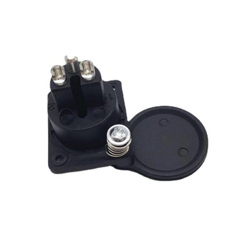 1PCS 3pin XLR Female Socket Connector Panel Mount Mixer Microphone Audio Speakers Plug Adapter with Protective Cover