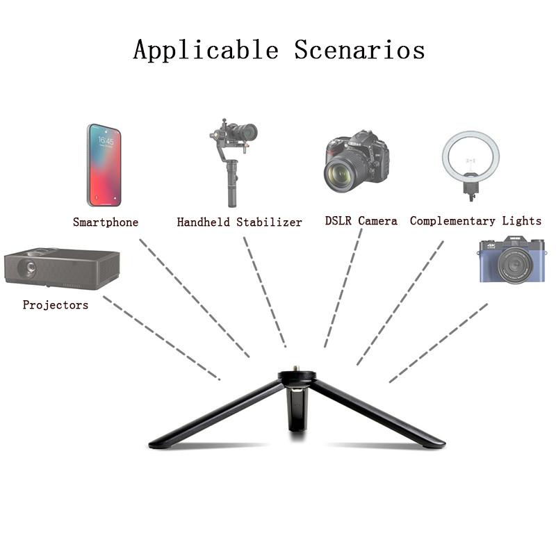 Штатив-штатив OSMO Mobile 6/OM 5 Mini с винтом 1/4'' для DJI OSMO Mobile 6 5 4 OSMO Pocket 3 Zhiyun Smooth Q Moza Feiyu