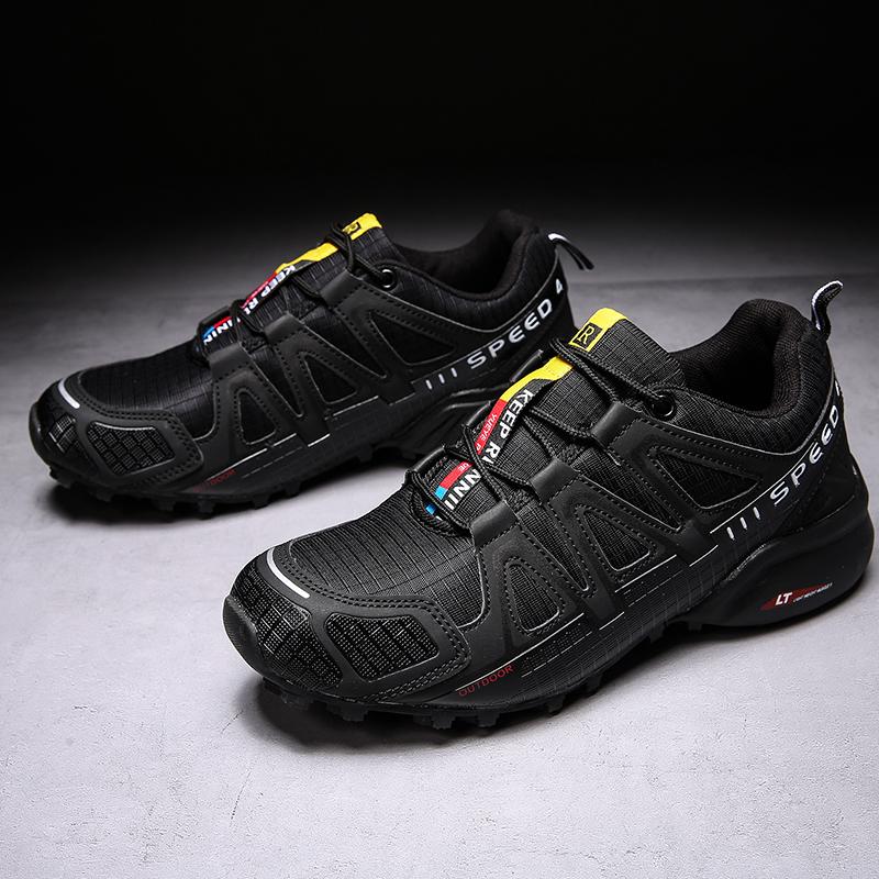 Men's High Quality Anti-Slip Wear Resistant Large Size Men's Outdoor Waterproof Hiking Shoes