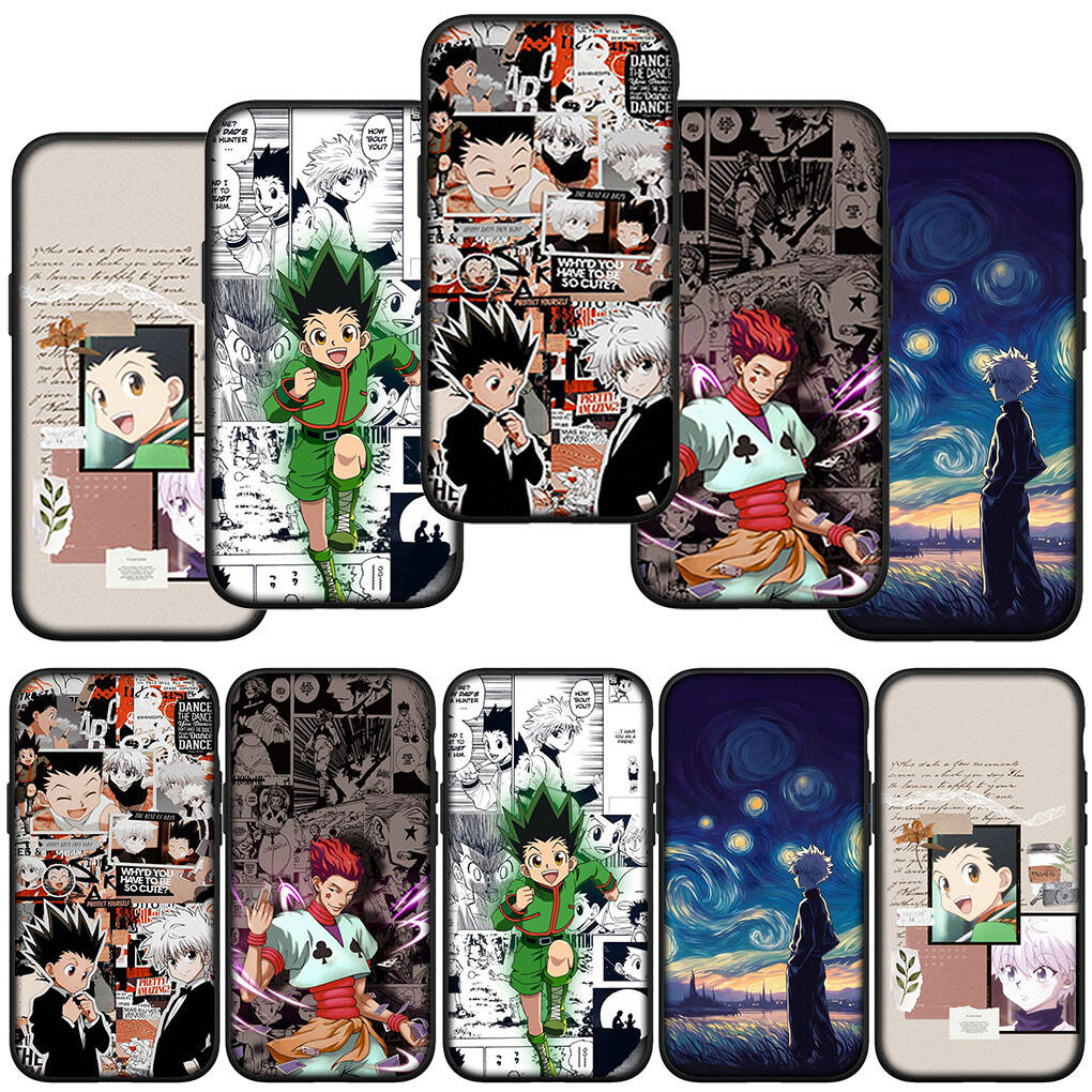 Чехол для Samsung Galaxy S25 S23 S22 S24 Ultra FE A05 A06 S9 A15 A16 A36 A37 A35 A54 A55 A56 A57 A25 A26 A53 Мультяшный Killua Hunter X Hunter Gon Freecss