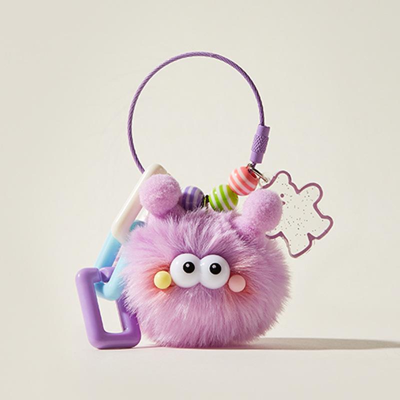 Очаровательный плюшевый брелок-подвеска в виде божьей коровки