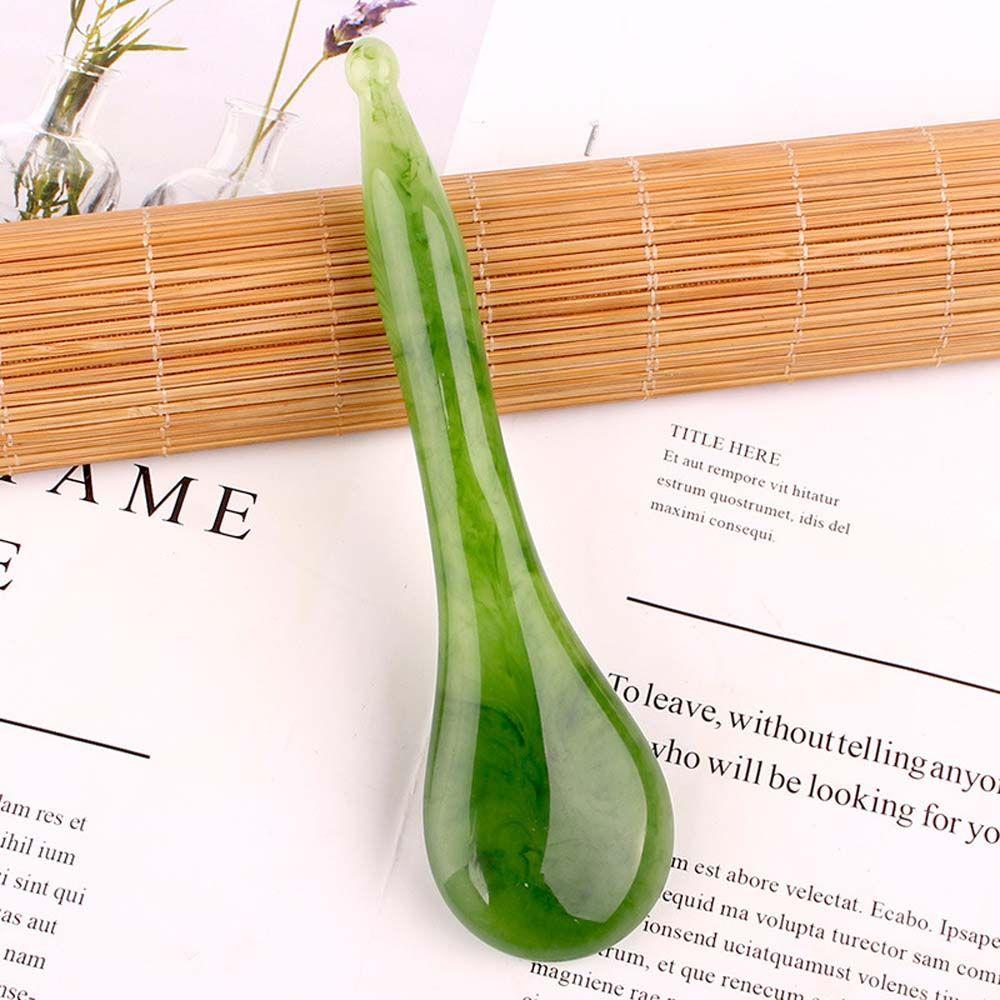 Spoon Shape Facial Gua Sha Wrinkle Remove Gua Sha Scraper Gua Sha Stick Massage Tools Massage Wand