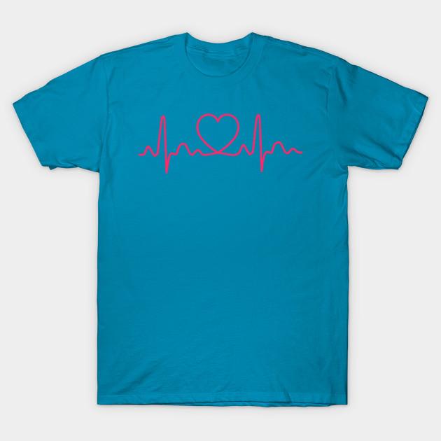 For Women Heartbeat Doctor Nurse Medical Tshirt T Shirt 90S Korean Style Tee 100% Cotton Picture Custom Round Collar