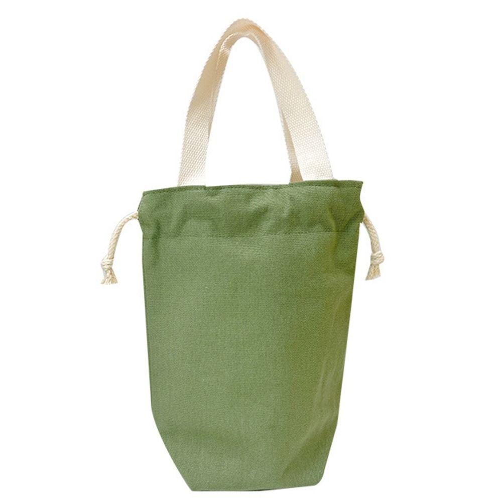 Portable Bottle Drawstring Bag Candy Color Water Bottle Holder Handbag Thermos Pouch  Men/Women