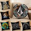 Extreme Sports Stone Volcom-V Pillow Case Silky Elegant Comfort Sofa Bed Invisible Zipper Beach Pillowcase