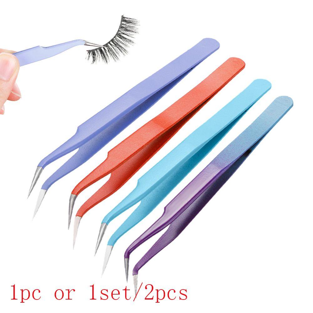 Supplies Lash Extension Tools Nail Art Rhinestones Picker Clip Applicator False Eyelashes Tweezer