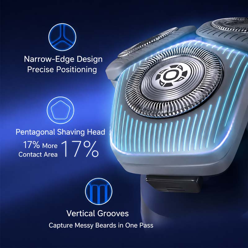 Philips S5388 Series 5 Rotating Shaver – USB-A Charging 40-Minute Runtime Wet Dry with Trimmer