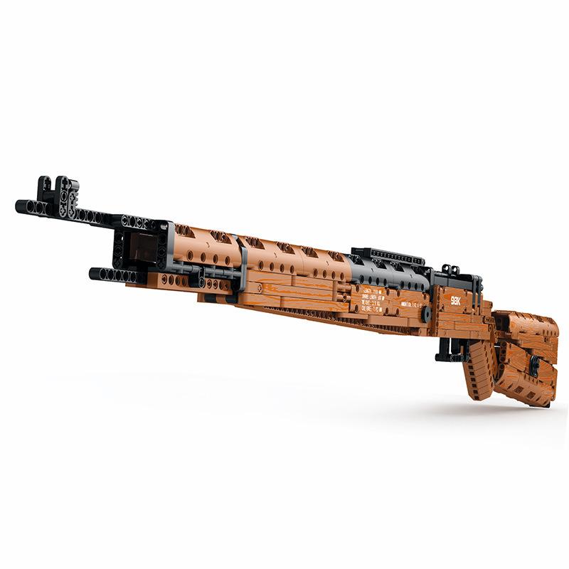 Новая тяжелая снайперская винтовка Kar98K Модель из строительных блоков Серия оружия Второй мировой войны Сборные кубики Образовательные игрушки для детей Праздничные подарки