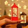 Christmas Decorations Luminous Portable Small Oil Lamp LED Old Man Ornament Christmas Party Children's Small Gifts