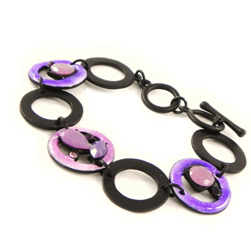 NOA [H8853] — Дизайнерский браслет «Mélusine» фиолетового цвета