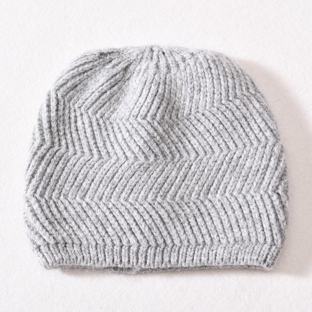 Versatile rabbit velvet children's knitted hats male and female babies outdoor wool hats windproof autumn and winter warm ear hats