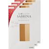 Gunze SABRINA Телесные Колготки, Устойчивые к зацепкам, Теплые, Набор из 3 пар, Женские, Бежевые, M-L