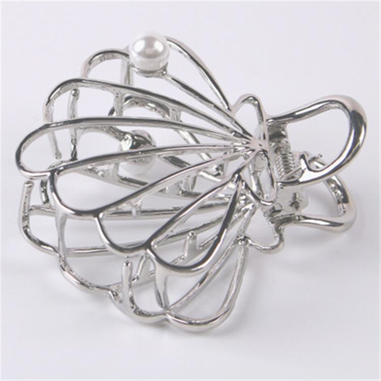 Unique Fashion Hair Accessories Ladies Geometric Metal Korean Hair Claw Clip