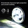 5.75 Inch LED Headlight Motorcycle Projector Headlamp Super Wide Angle Driving Light