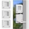 ZiSyouMa Комплект Блокиратор окна Ограничитель окна Предотвращает попадание пальцев Можно снять, не оставляя Следы Безопасность раздвижной двери Ящик Сиденье для унитаза Нет
