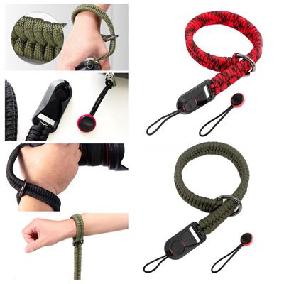 Плетеный вручную кистевой ремешок для камеры с более безопасным соединителем, грузоподъемность 50 кг, универсальная посадка