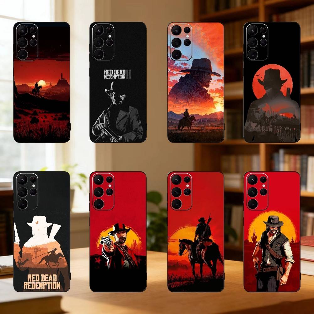 Чехол для телефона Red Dead R-Redemption Для Samsung S25,24,21,22,23,30,Ultra,20,Plus,Fe,Lite,Note Мягкий Черный Чехол