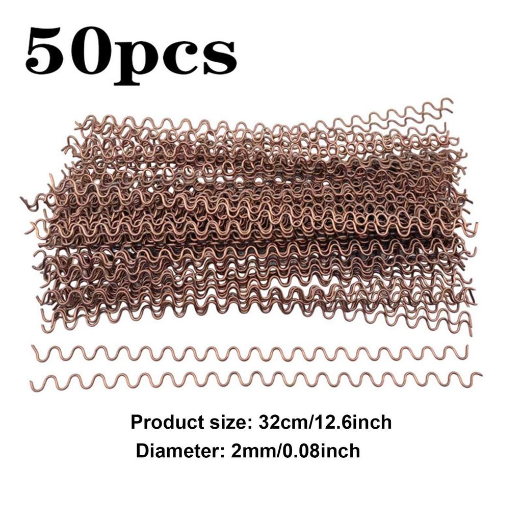 Dent Pulling Wire 50x/100x 320mm Point Welding Electrodes Wave Wires Spotter Consumable for Automotive Sheet Metal Repair