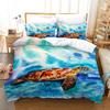 Ocean Duvet Covers Blue Sea Turtle Comforter Cover Set Nautical Bedding Set For Kids Boys Girls Sea Dreamcatcher Animal Bedroom