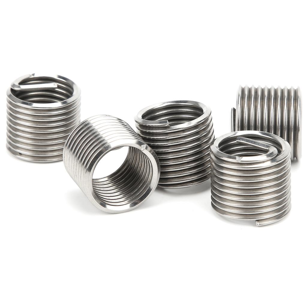 5Pcs Wire Thread Insert Coiled Sleeve Bushing Nut Threaded Expansion Tool Kit M20x2.5x1.5D