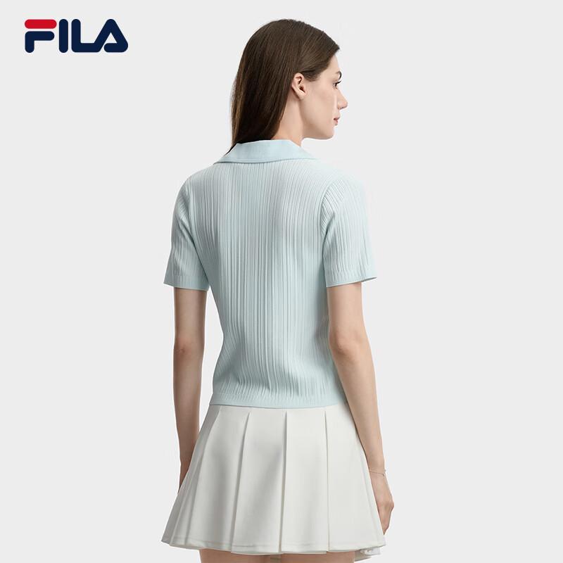 Fila Женский летний вязаный топ с коротким рукавом 2026
