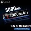 PALO 1,2 В 3000 мАч AA аккумуляторная батарея NIMH 2 батарейки AAA для фонарика игрушечная камера игрушки с зарядным устройством AA AAA
