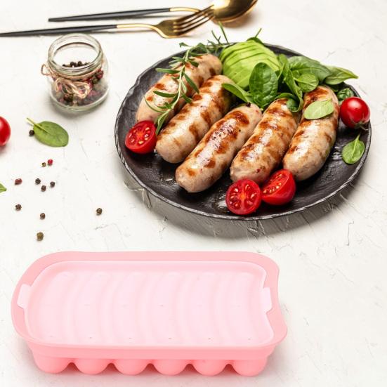 Силиконовая форма для колбас с антипригарным покрытием, легко моется, детские добавки и мясные кишки на пару для приготовления здоровой и увлекательной еды