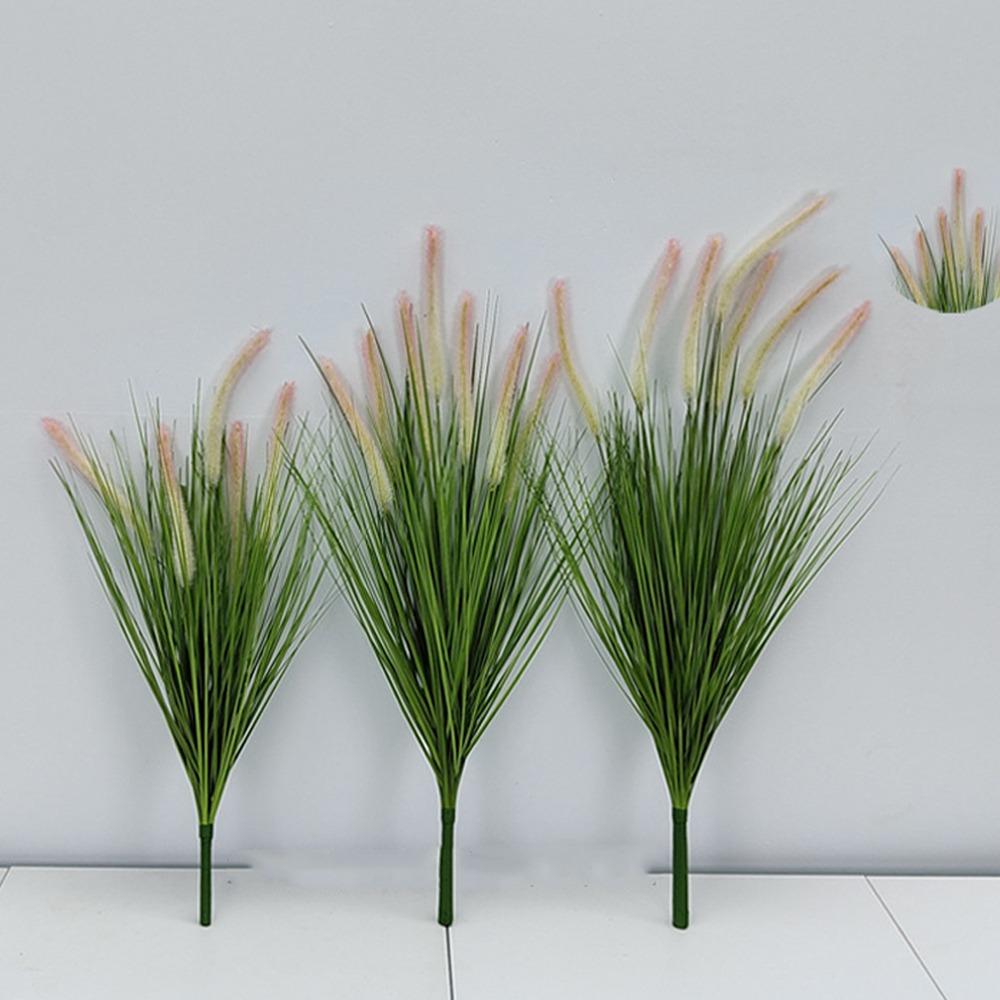Пластиковый Искусственный Букет Пампасной Травы Большие Искусственные Растения Креативная Шелковая Луговая Трава Осенние Растения