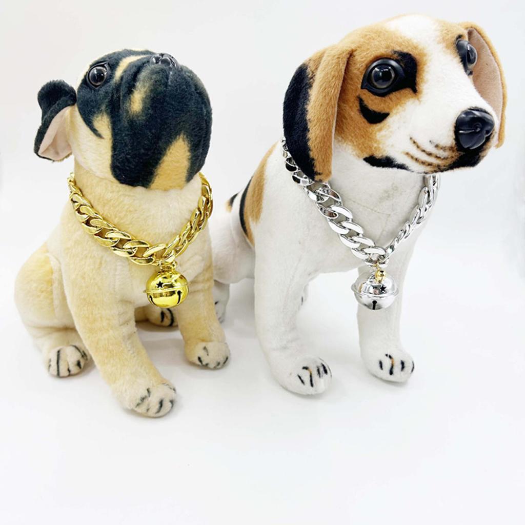 Fashion Dogs Collar Gold Silver Rose Gold Dog Chain Bulldog Pitbull Collar Dog Cat Accessories