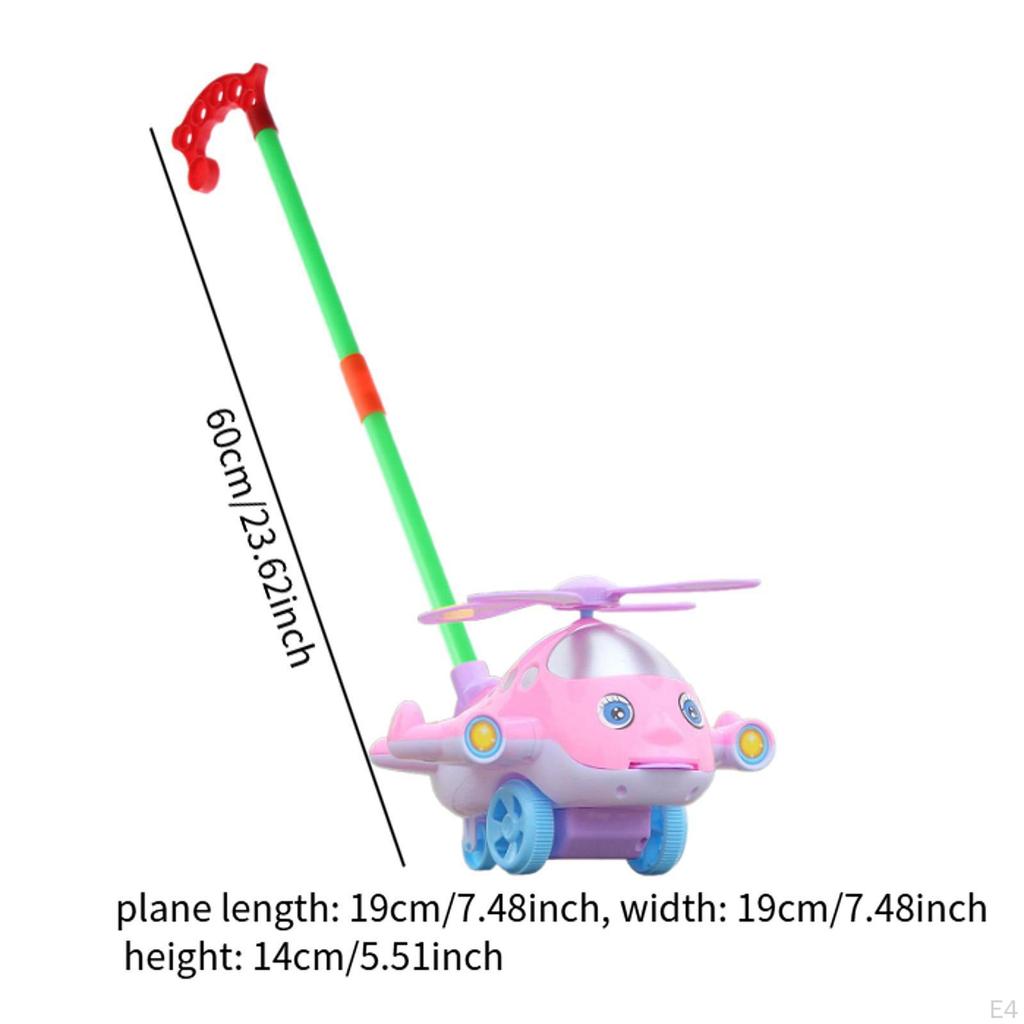 Мультяшный самолет, каталка для малышей 1-3 лет, развивающие занятия
