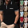 2024 Summer POLO Shirt Button Pocket Men's Casual Sports Polo Shirt