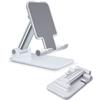 Phone-Tablet Stand with Adjustable Height and Angle, Portable Phone-Tablet Stand for iPhone 11 Pro-X-XS-XR, Samsung.