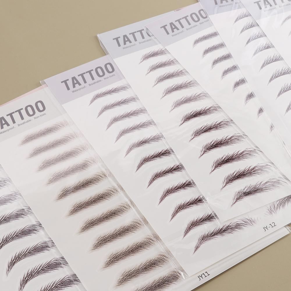 Waterproof Water-based 6D Hair-like Eyebrow False Eyebrows Authentic Eyebrow Tattoo Sticker