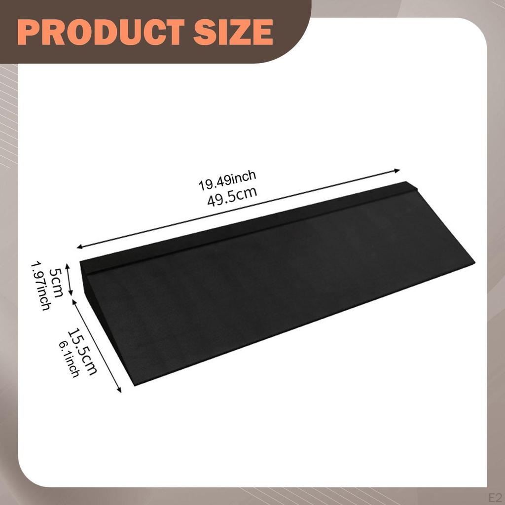 Squat Wedge Block Workout Weight Lifting Ramp Heel Elevator Slant Board for Knees over Toes